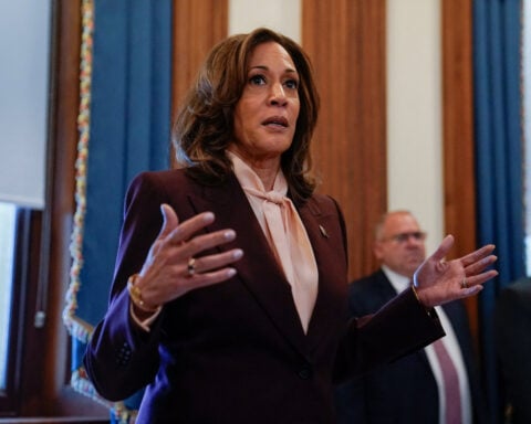 Harris to travel to Singapore, Bahrain and Germany before leaving office