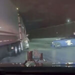 MSP releases footage of crash in which the truck driver was arrested