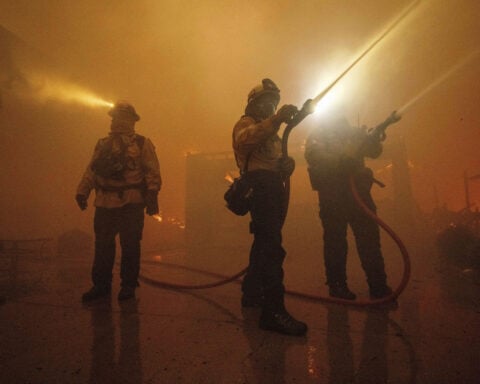 Fire hydrants ran dry in Southern California just when they were needed most