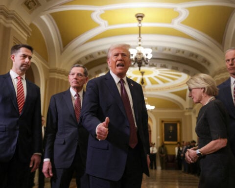 Trump vows unity in Capitol visit but no clear path for his agenda