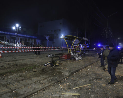 A Russian missile attack in southern Ukraine has killed at least 13 civilians, officials say