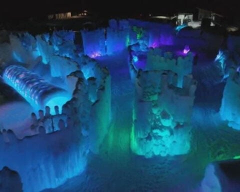 Ice Castles get unexpected boost from Mother Nature