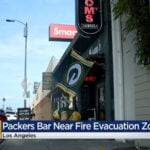 Packers bar in LA is right outside fire evacuation area