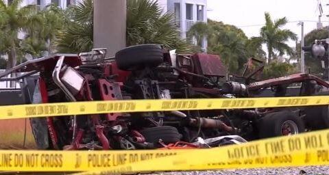 Investigation into fire truck-Brightline crash focusing on driver's history