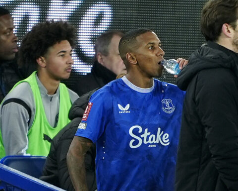 Darren Ferguson says Everton player 'had a pop' at him for leaving Ashley Young's son on bench