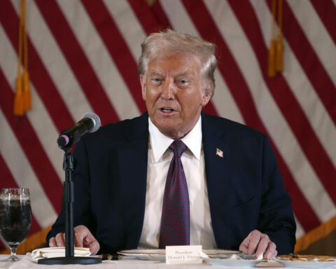 Trump hosts Republican governors in Florida and talks anew about Greenland and drones