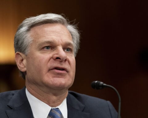 FBI must be independent and above the partisan fray, outgoing director says in farewell address