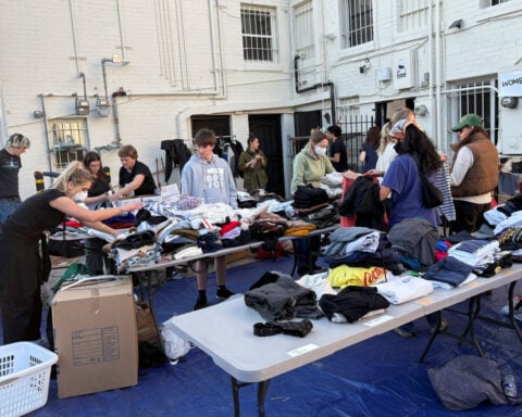 Hollywood celebrities clear their closets for fire aid