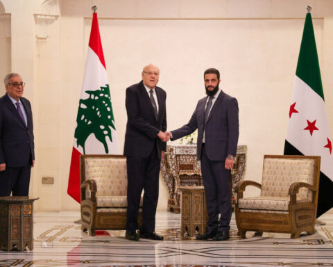 Syria's al-Sharaa meets Lebanese PM in bid to improve long-fraught ties