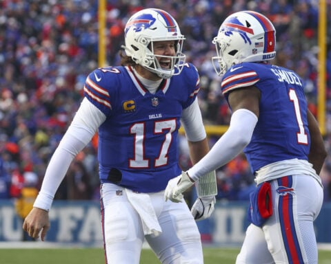 Lamar Jackson and Josh Allen will face off for a berth in the AFC championship game