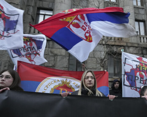 Thousands of students protest in Serbia against violation of civil rights, spy agency crackdown