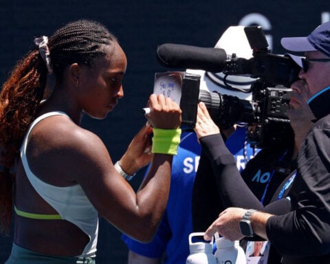 Coco Gauff writes message of support for Los Angeles after winning in Australian Open first round