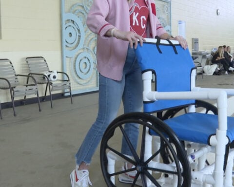 Olathe makes waves for accessibility by adding water wheelchairs to city pools