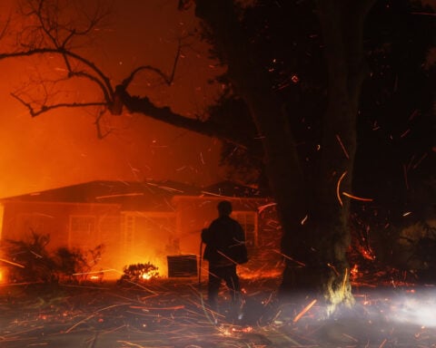 Small airborne embers play a big role in the spread of wildfires