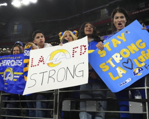 Rams host wild-card playoff game nearly 400 miles east of LA because of wildfires