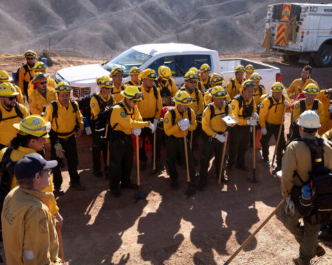 Mexican firefighters prepare to do battle with LA fires