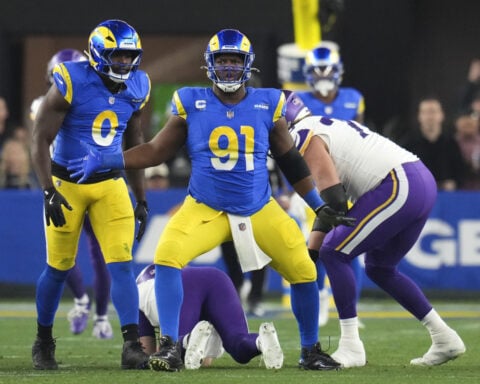 Rams overwhelm Vikings 27-9 in wild-card playoff game moved to Arizona because of LA wildfires