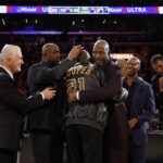 Lakers retire Michael Cooper's No. 21 on an emotional night for the Hall of Fame guard from Pasadena