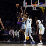 Lakers lose to Spurs 126-102 in their 1st game back after wildfire postponements