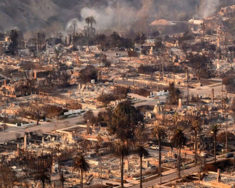 'Please god save us': Altadena couple captures final moments before they evacuate their home