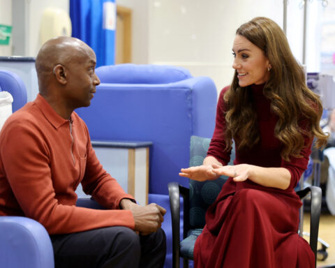 UK's Princess Kate visits hospital to thank staff after cancer treatment