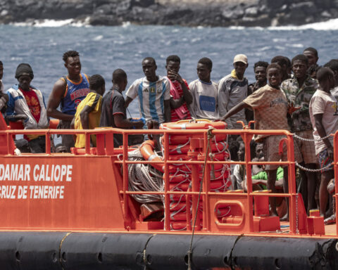 Irregular migration into the European Union fell sharply last year, border agency says