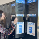 Student transforms lockers into library