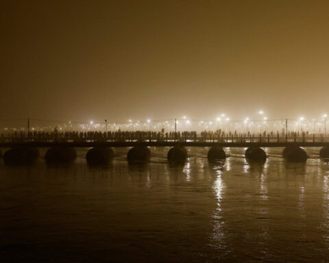 Dreadlocked Indian ascetics among 35 million who take holy dip in Maha Kumbh festival
