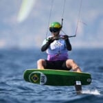 Video shows Olympic kite surfer rushing to help drowning woman