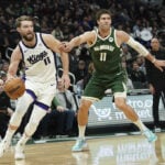 Antetokounmpo gets 50th career triple-double as Bucks win 130-115 to end Kings' 7-game win streak