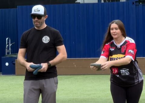 This former teacher is now one of the top cornhole players in the country