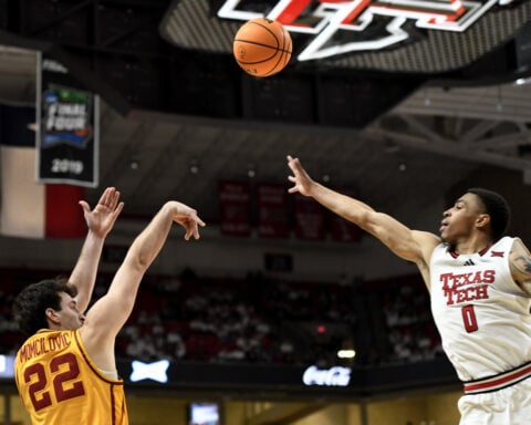 Milan Momcilovic out indefinitely for 2nd-ranked Iowa State after hurting his hand in practice