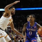 Curtis Jones scores 25 points in rare start to lead No. 2 Iowa St to 74-57 win over No. 9 Kansas