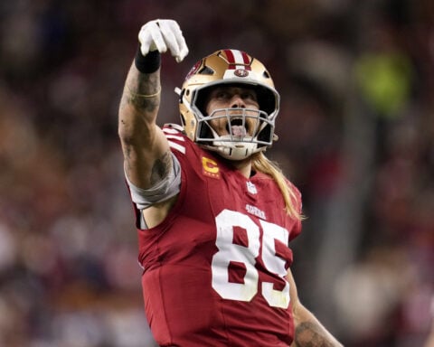 Aaron Jones, George Kittle and Morgan Fox are the finalists for NFL's Salute to Service award