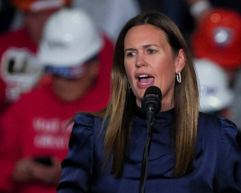 Trump ally Arkansas governor Sarah Sanders to attend Davos forum