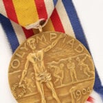 A rare gold medal from the 1904 St. Louis Olympics is up for auction