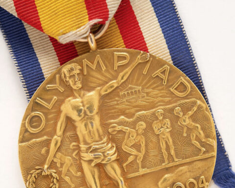 A rare gold medal from the 1904 St. Louis Olympics sells for $545,371 at auction