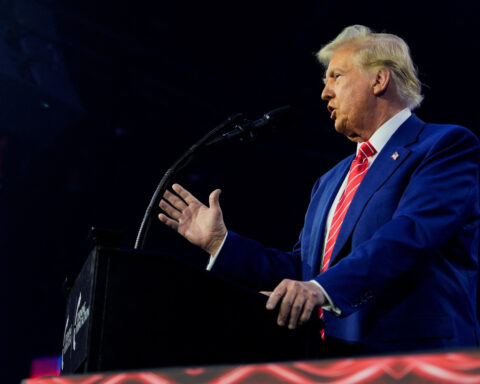 Once an interloper, Trump returns to White House more powerful than before