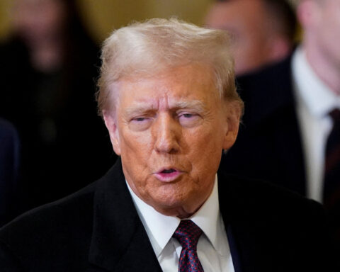 Trump says his inauguration will be indoors