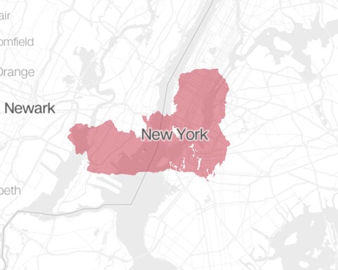 Compare the size of the Palisades and Eaton wildfires to where you live