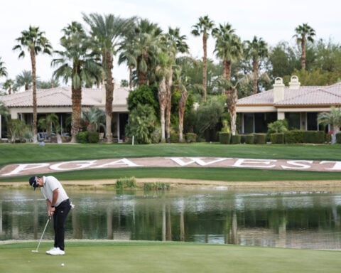 Charley Hoffman, Rico Hoey charge into the lead midway through The American Express