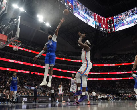 Mavericks beat Thunder 106-98 as OKC All-Star Shai Gilgeous-Alexander sits with wrist injury