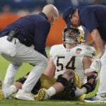 Notre Dame's Charles Jagusah has chance for 1st start of season after dramatic comeback from injury