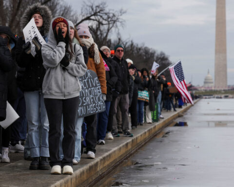 Thousands gather in Washington to protest Trump inauguration