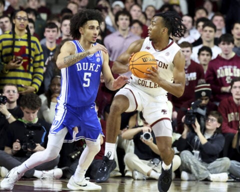 Cooper Flagg returns to New England and leads No. 3 Duke past Boston College 88-63