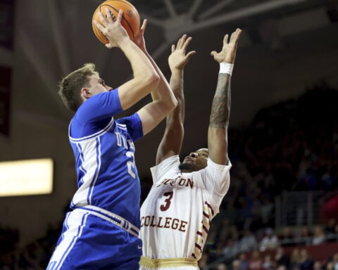 Duke freshman Cooper Flagg returns to New England and gives Maine fans a show against BC