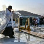 Warm weather threatens Epiphany ice water plunges for Russia's Orthodox Christians