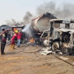 Nigerian gasoline tanker explosion death toll rises to 86, with 55 others injured