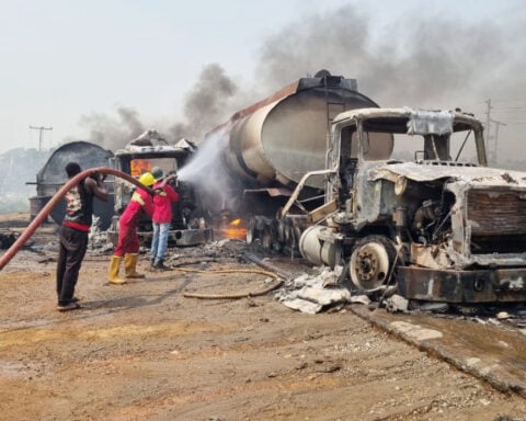 Nigerian gasoline tanker explosion death toll rises to 86, with 55 others injured