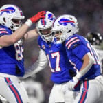 Josh Allen scores 2 TDs, Bills force 3 turnovers to beat Ravens 27-25 and reach AFC title game